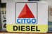 画像1: dp-220501-43 CITGO DIESEL / Gas Station Road Sign (1)