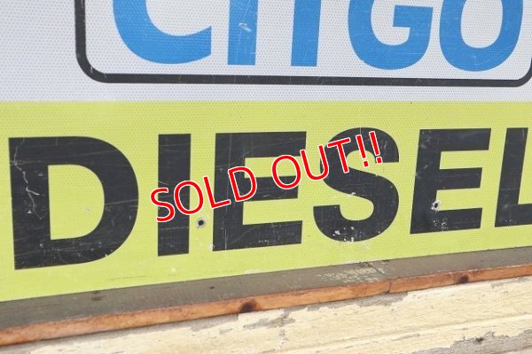画像3: dp-220501-43 CITGO DIESEL / Gas Station Road Sign