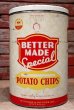 画像1: dp-220501-21 BETTER MADE Special / Vintage Potato Chips Can (1)