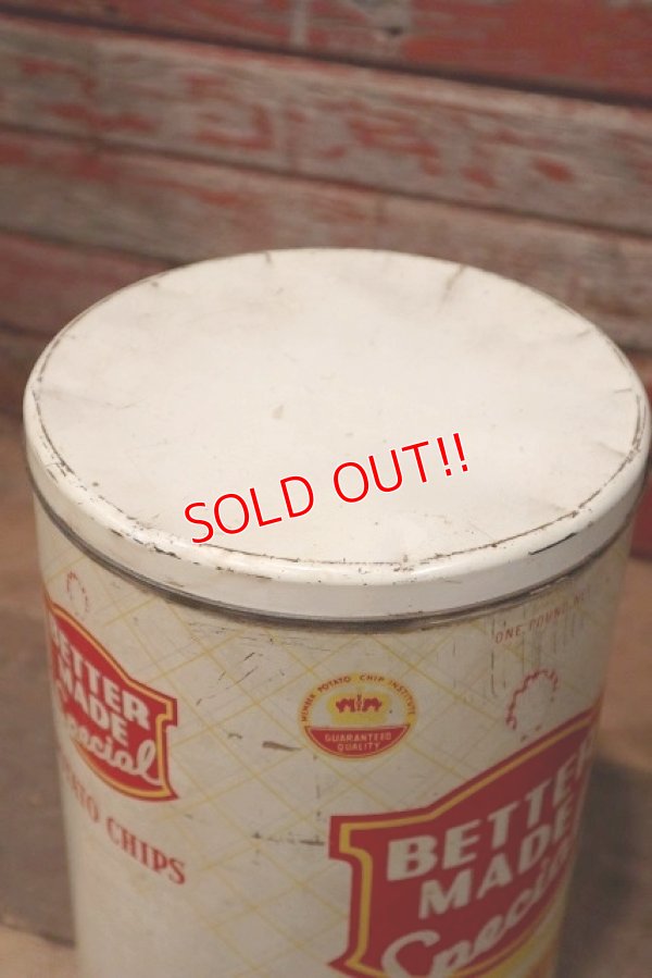 画像6: dp-220501-21 BETTER MADE Special / Vintage Potato Chips Can