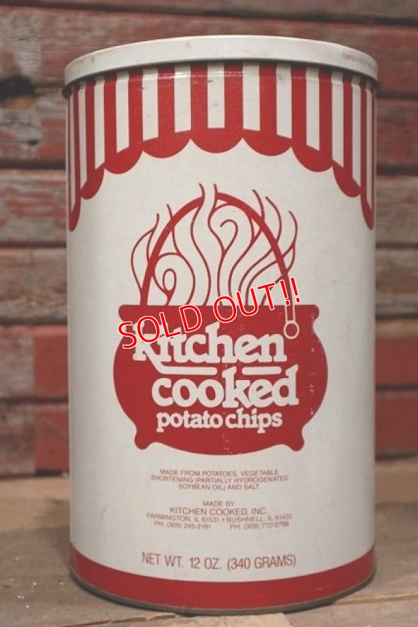 画像2: dp-220501-21 Kitchen Cooked / Vintage Potato Chips Can