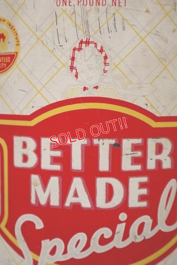 画像2: dp-220501-21 BETTER MADE Special / Vintage Potato Chips Can