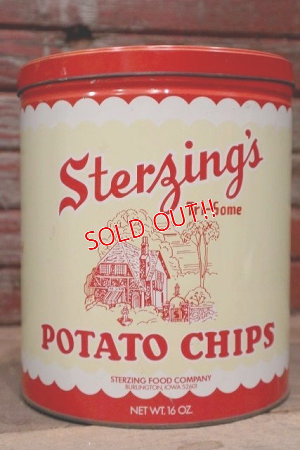 画像1: dp-220501-21 Starzing's / Vintage Potato Chips Can