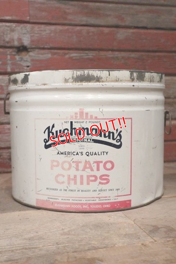 画像2: dp-220501-21 Kuehmann's / Vintage Potato Chips Can