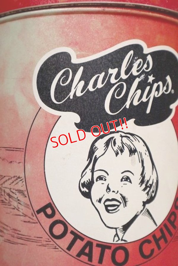画像3: dp-220501-21 Charles Chips / Vintage Potato Chips Can