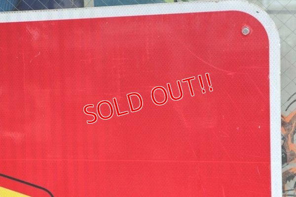 画像7: dp-220501-47 Hardee's / Large Road Sign