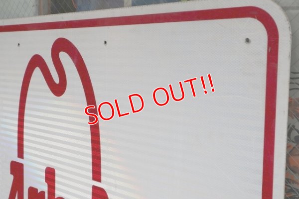 画像5: dp-220501-47 Arby's / Large Road Sign