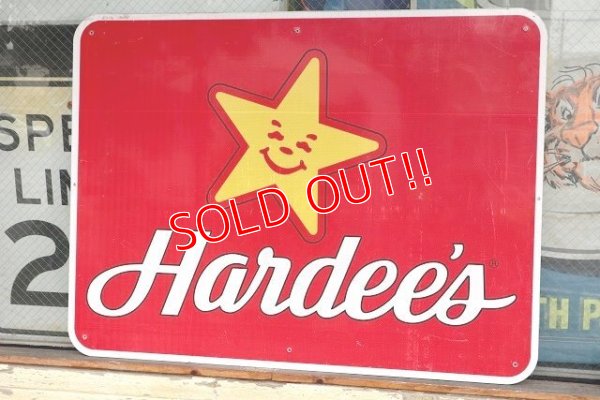 画像1: dp-220501-47 Hardee's / Large Road Sign