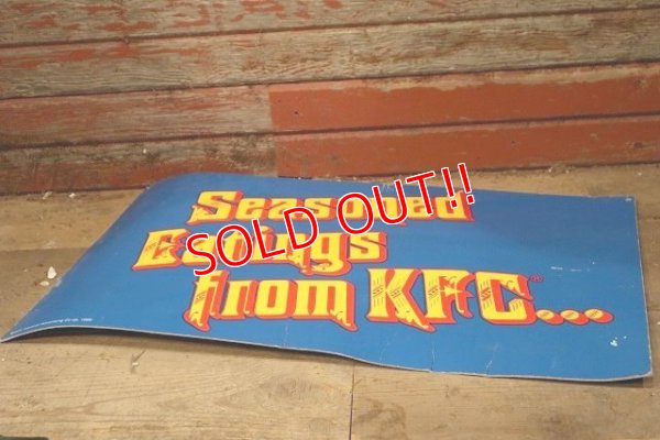 画像7: dp-220501-39 Kentucky Fried Chicken(KFC) / 1990's Paper Sign
