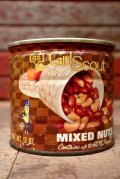 dp-220601-23 PLANTERS / MR.PEANUT 1970's Girl Scot MIXED NUTS Can