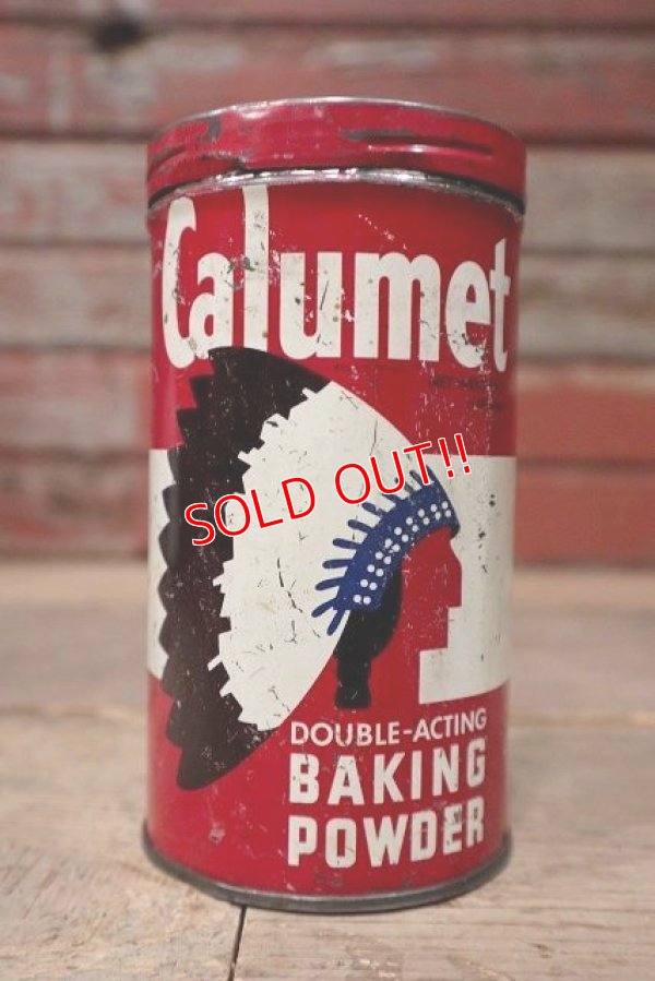 画像1: dp-220601-19 Calumet / Vintage Baking Powder Can