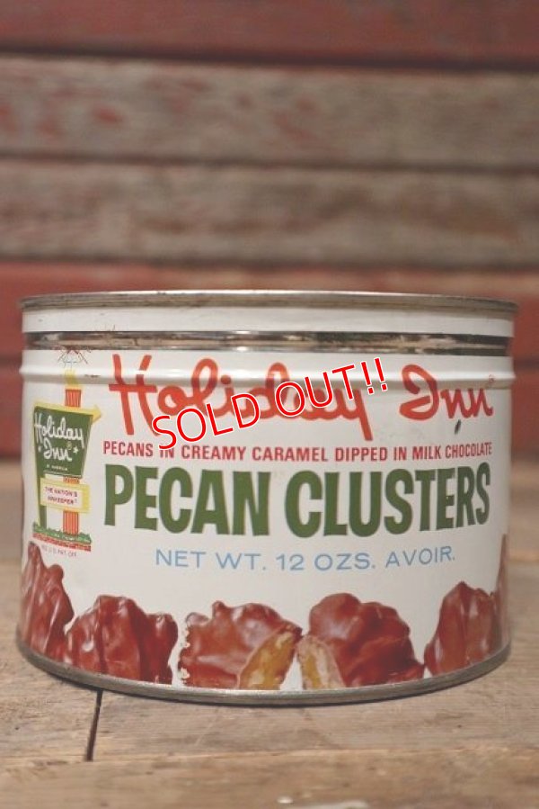 画像1: dp-220601-22 Holiday Inn / PECAN CLUSTERS Vintage Tin Can