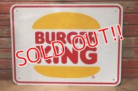 dp-220601-17 BURGER KING / 1990's Road Sign