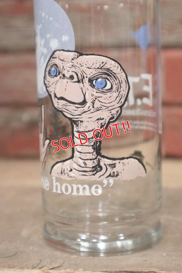 画像2: ct-220601-76 E.T. / Pizza Hut 1982 Novelty Glass "Phone Home"