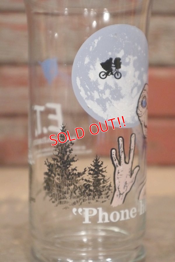 画像3: ct-220601-76 E.T. / Pizza Hut 1982 Novelty Glass "Phone Home"