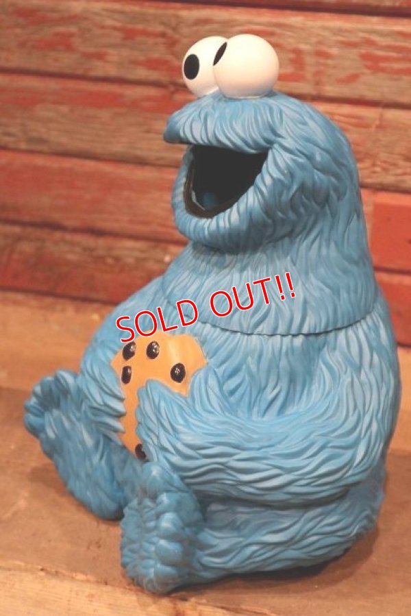 画像4: ct-220601-25 【SALE】Cookie Monster / 1997 Plastic Cookie Jar