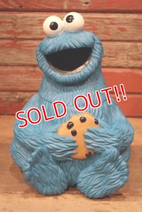 ct-220601-25 【SALE】Cookie Monster / 1997 Plastic Cookie Jar