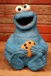 画像1: ct-220601-25 【SALE】Cookie Monster / 1997 Plastic Cookie Jar (1)