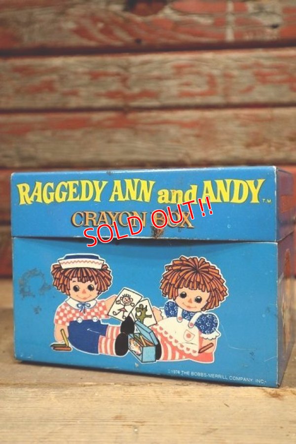 画像1: ct-220601-21 RAGGEDY ANN ANDY / 1970's Crayon Box
