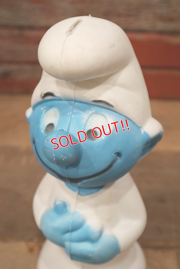 画像2: ct-220601-36 Smurf / 1980's Plastic Coin Bank (B)