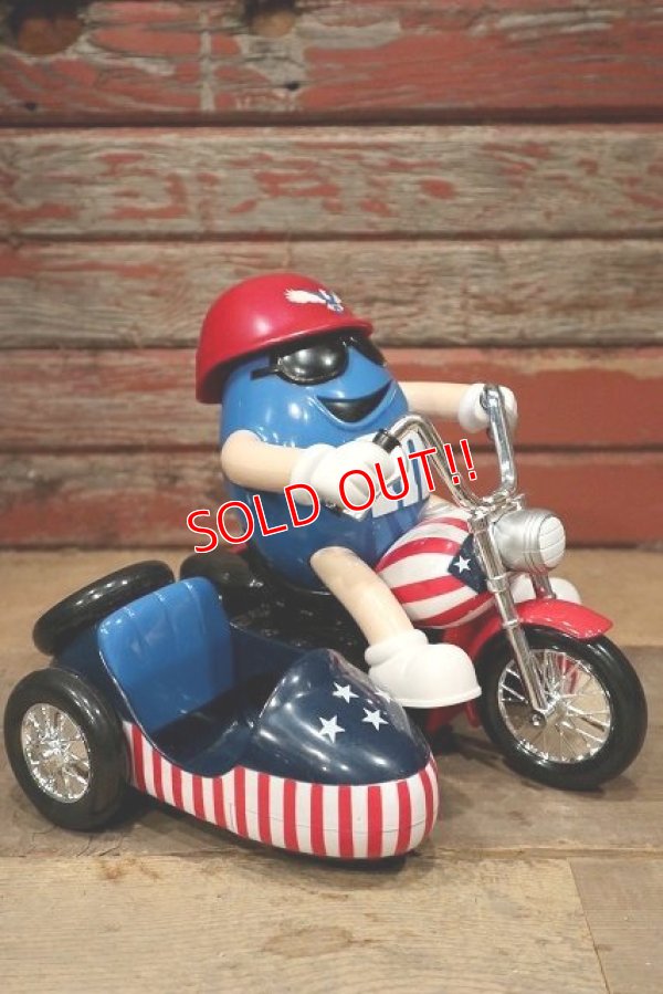 画像7: ct-220601-01 Mars /  M&M's "Red,White & Blue Motorcycle" Candy Dispenser Box