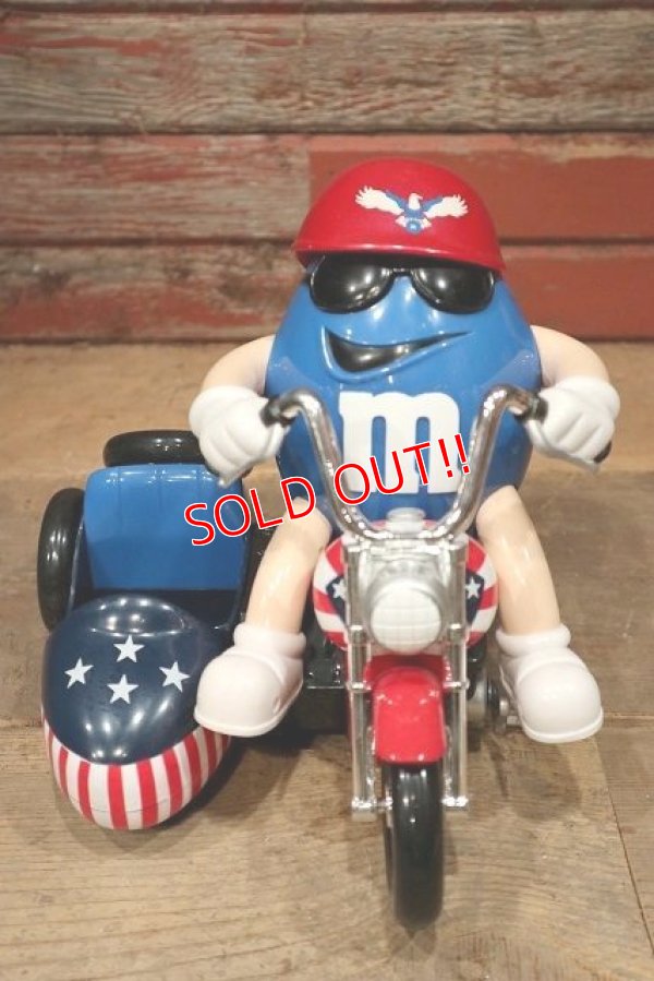 画像8: ct-220601-01 Mars /  M&M's "Red,White & Blue Motorcycle" Candy Dispenser Box