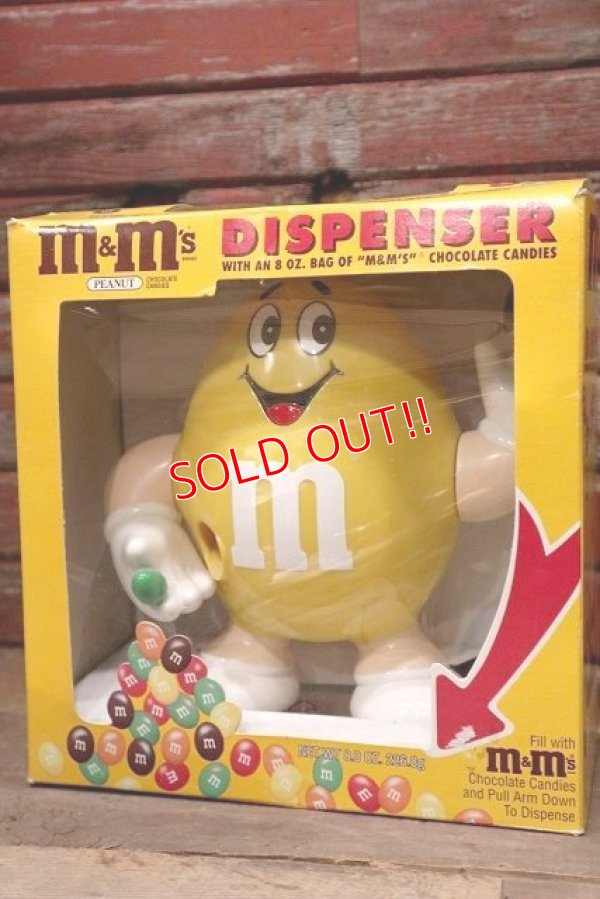 画像1: ct-220601-01 Mars / M&M's 1990's Dispenser "Yellow" Box