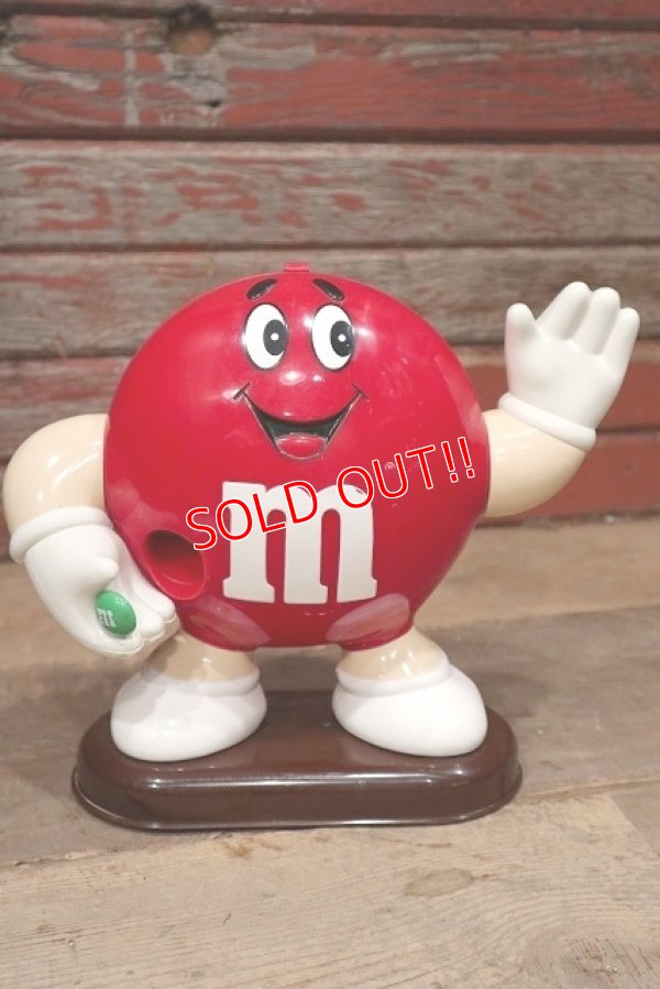 画像1: ct-220601-01 Mars / M&M's 1990's Dispenser "Red"