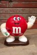 画像1: ct-220601-01 Mars / M&M's 1990's Dispenser "Red" (1)