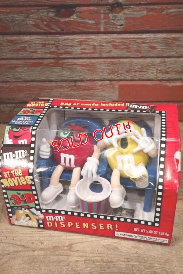 画像1: ct-220601-01 Mars /  M&M's "AT THE MOVIES IN-3D" Candy Dispenser (Box)