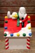 画像1: ct-220601-10 Snoopy / Whitman's 1990's Candy Container Bank "Christmas" (1)