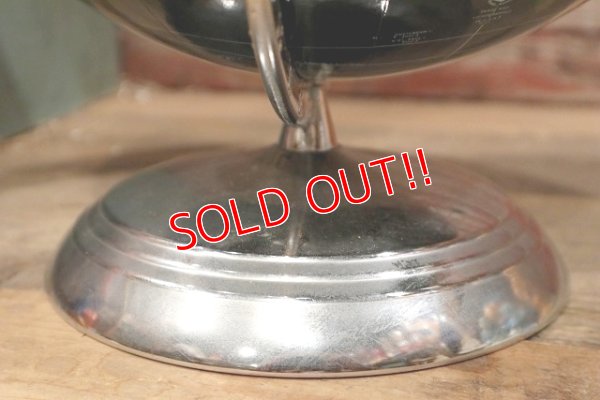 画像11: dp-220601-13 WEBER COSTELLO CO. / 1940's 12 Inch Straight Black Ocean Globe