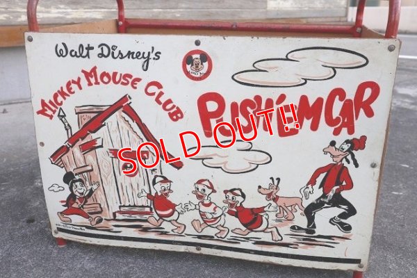 画像5: ct-220501-54 Walt Disney's / Mickey Mouse Club 1950's-1960's PUSH'EM CAR