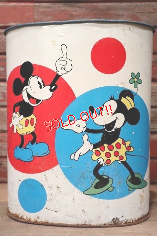 画像1: ct-220601-99 Walt Disney's / 1974 Tin Trash Can