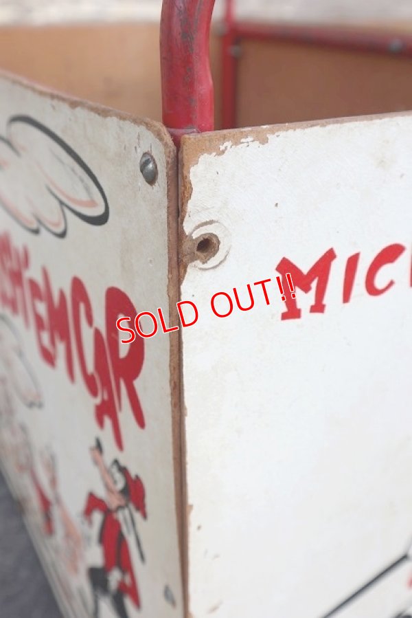 画像11: ct-220501-54 Walt Disney's / Mickey Mouse Club 1950's-1960's PUSH'EM CAR