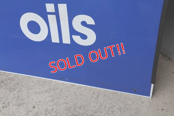 画像7: dp-220601-10 Mobil / Featuring Mobil motor Oils W-side Metal Sign