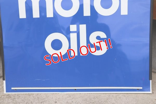 画像4: dp-220601-10 Mobil / Featuring Mobil motor Oils W-side Metal Sign