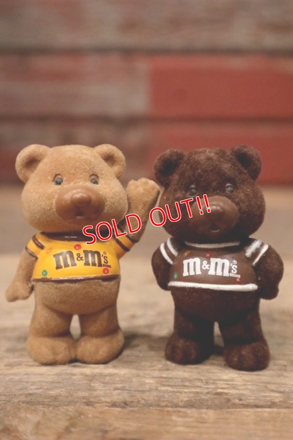 画像1: ct-220601-01 MARS / M&M's 1987 Flocked Bears Figure Set