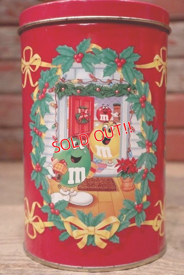 画像4: ct-220601-01 Mars / M&M's 1993 Christmas Tin Can