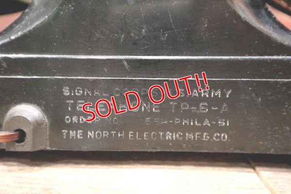 画像3: dp-220601-36 1940's-1950's Signal Corps U.S. Army Telephone TP-6-A
