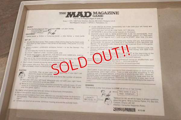画像13: ct-220601-101 MAD MAGAZINE / PARKER 1988 the "What-Me-Money?" Board Game