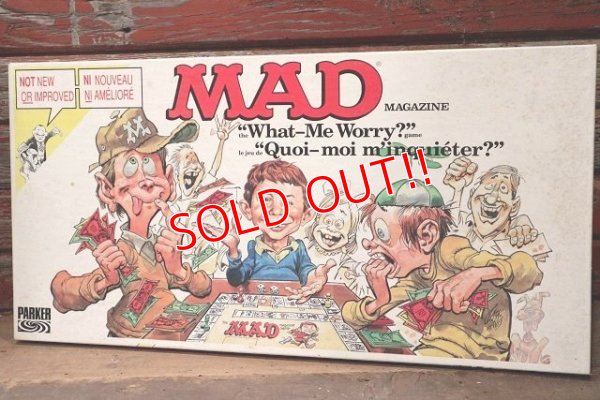 画像1: ct-220601-101 MAD MAGAZINE / PARKER 1988 the "What-Me-Money?" Board Game