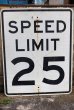 画像1: dp-210801-34 Road Sign "SPEED LIMIT 25" (1)