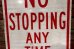 画像3: dp-210801-34 Road Sign / NO STOPPING ANY TIME ⇔