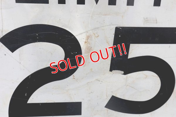 画像4: dp-210801-34 Road Sign "SPEED LIMIT 25"