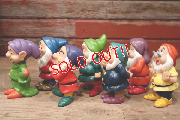 画像4: ct-220601-104 Snow White & Seven Dwarfs / 1990's Soft Vinyl Doll Set