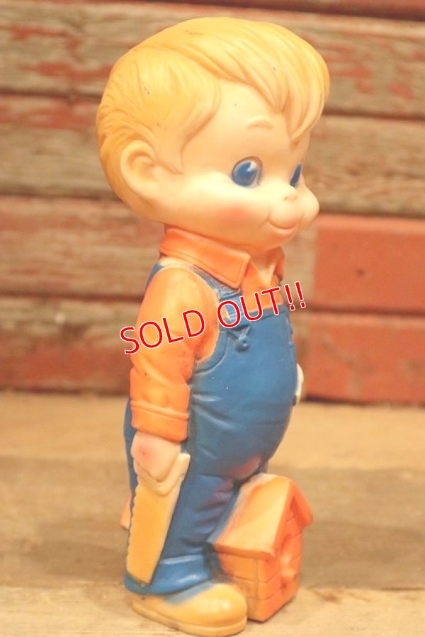 画像3: ct-220601-37 J.L. PRESCOTT Co. / 1968 Boy Squeaky Doll