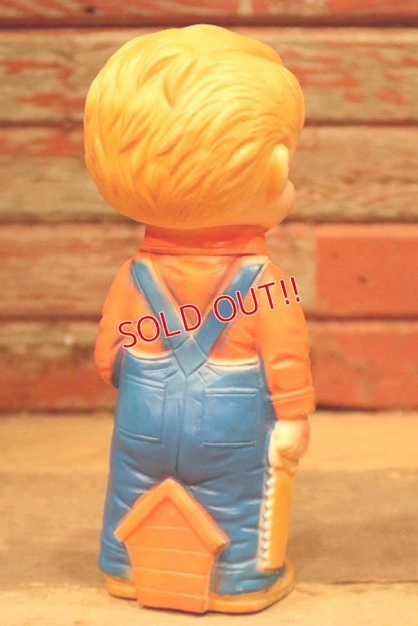 画像5: ct-220601-37 J.L. PRESCOTT Co. / 1968 Boy Squeaky Doll