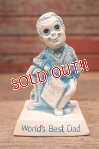 ct-220601-33 R & W BERRIES & Co. 1976 Message Doll "World's Best Dad"