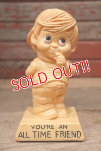 ct-220601-32 WALLACE BERRIE & Co. 1973 Message Doll "YOU'RE AN BEST FRIEND"